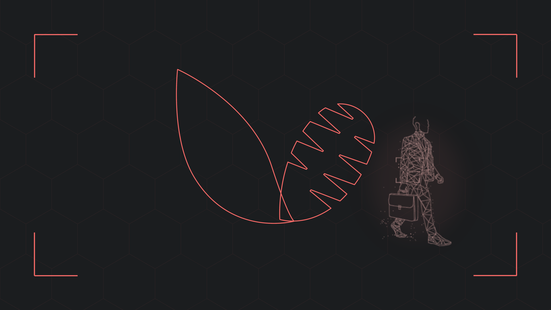 The figure walks toward the trap