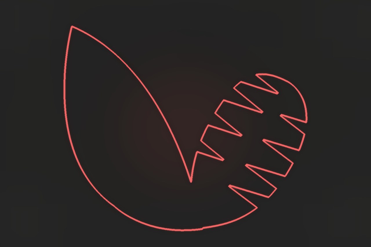 The trap closes, teeth interlocking