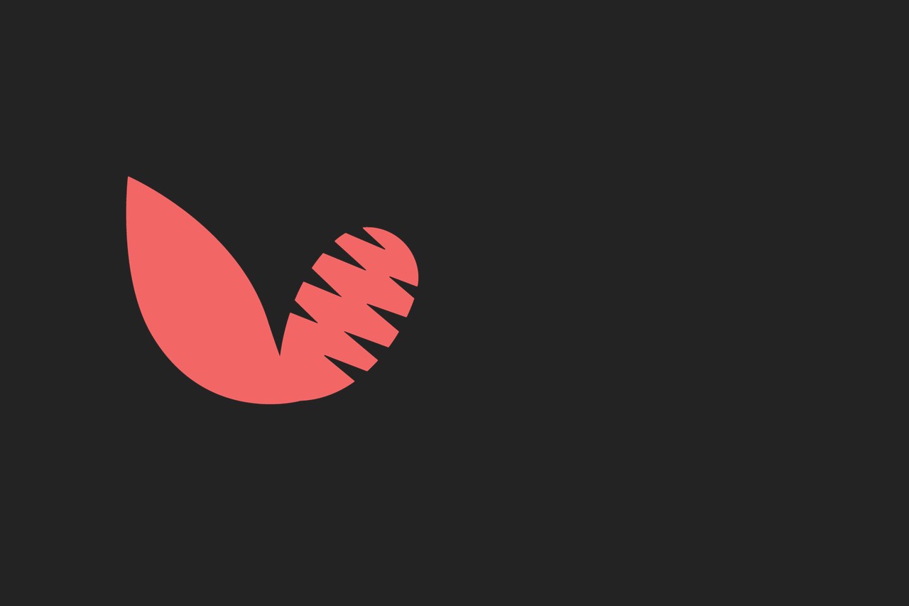 The flower becomes the Dionaea logo